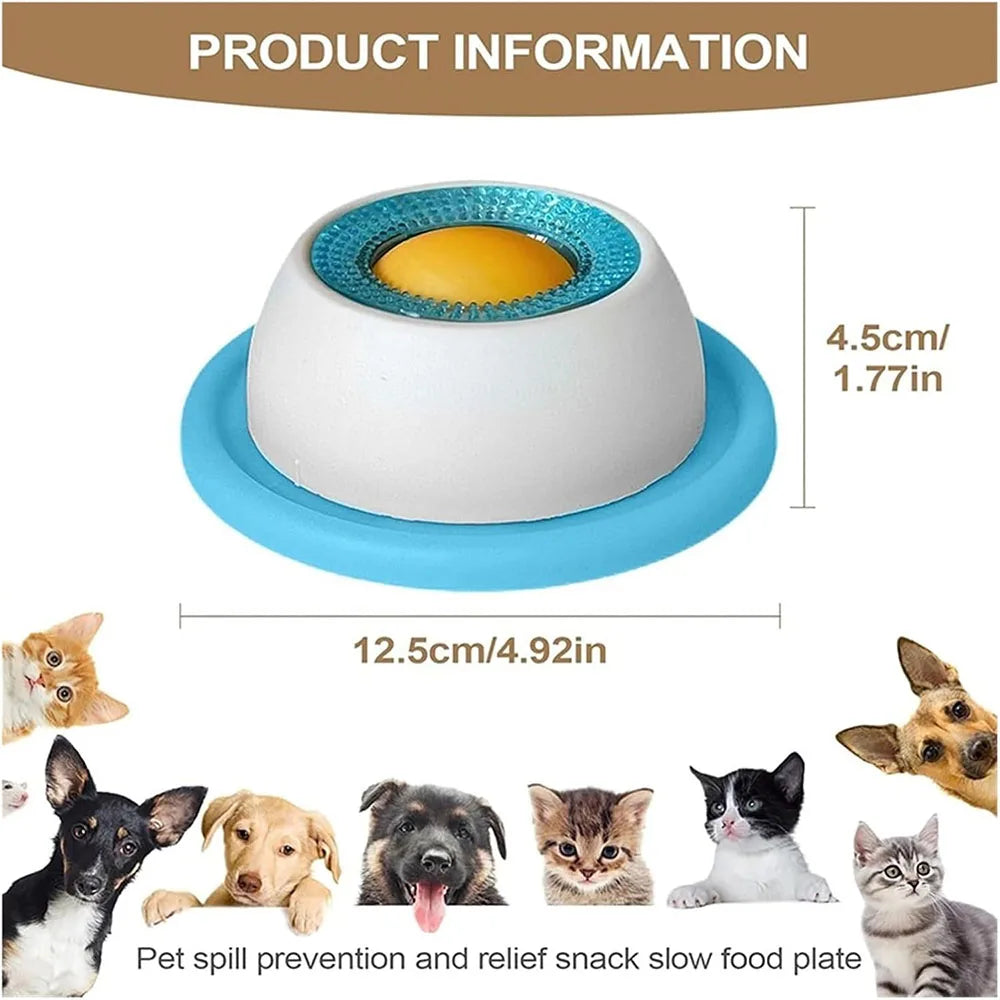 Slow Feeder Food-Dispensing Toy for Dogs & Cats