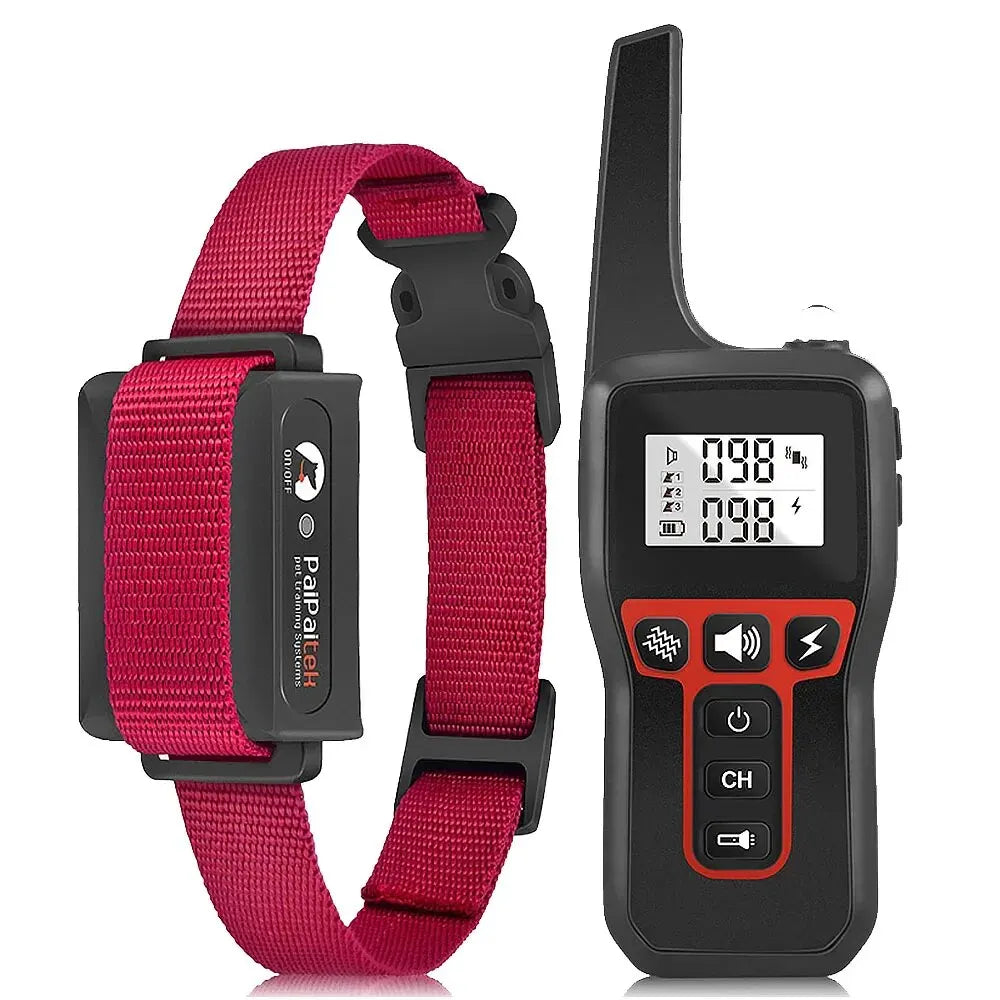 Remote Dog Training Collar, 1000m Waterproof Rechargeable