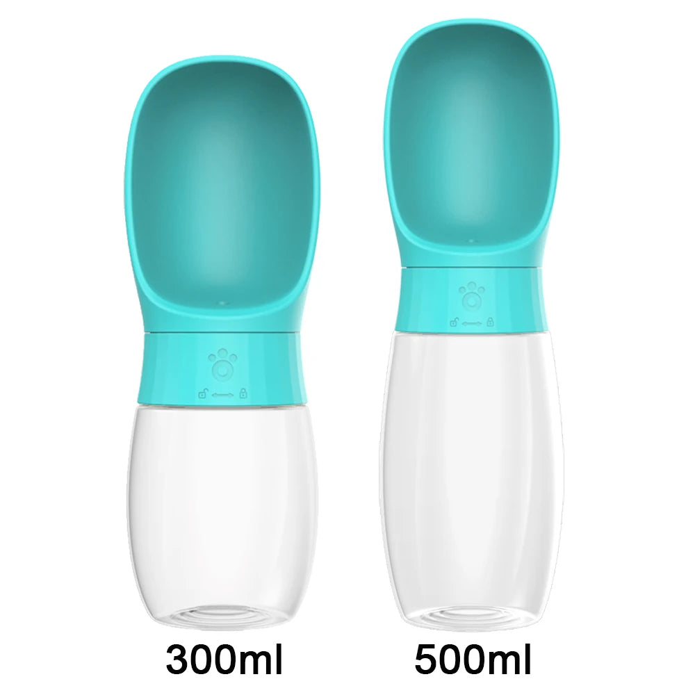 500ml Large Dog Water Bottle Portable Pet Drinking Bottle For Small Medium Dogs Cat Outdoor Travel Puppy Drink Cup Pug Supplies