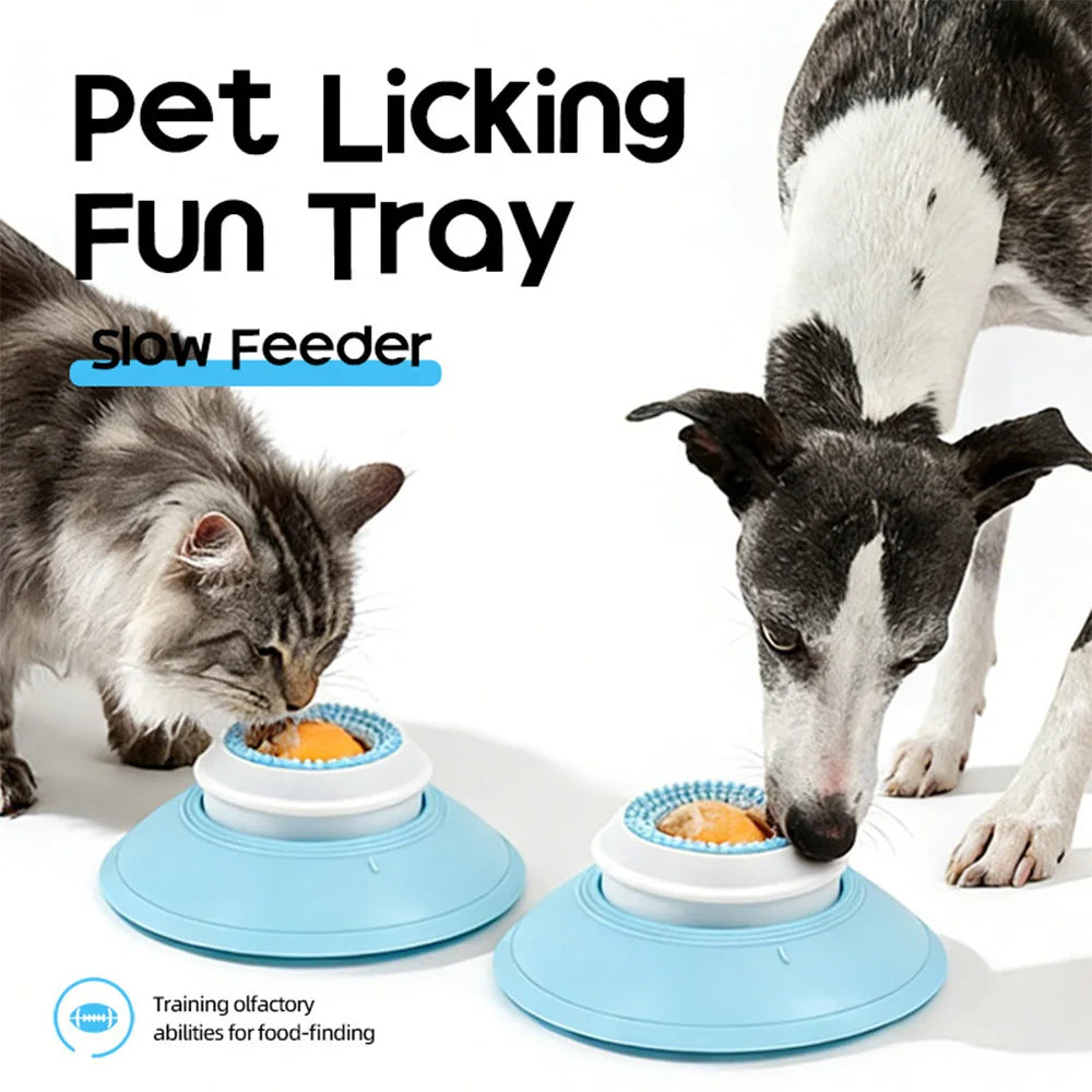 Slow Feeder Food-Dispensing Toy for Dogs & Cats