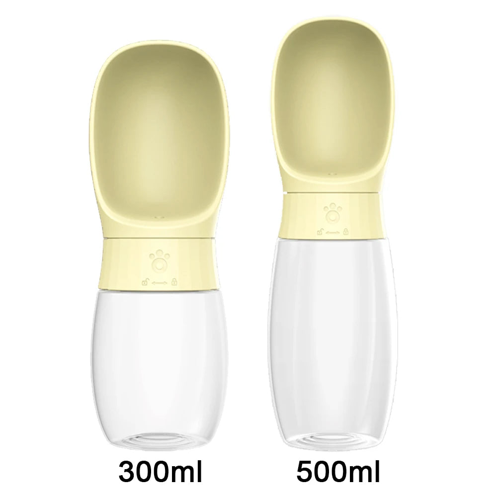 500ml Large Dog Water Bottle Portable Pet Drinking Bottle For Small Medium Dogs Cat Outdoor Travel Puppy Drink Cup Pug Supplies